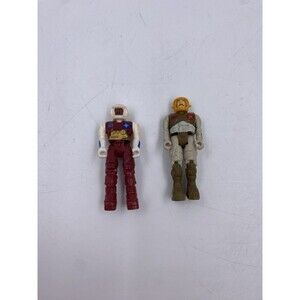 Set of 2 Vtg Coleco StarCom Action Figures Colonel John Griffin and Capt Vic